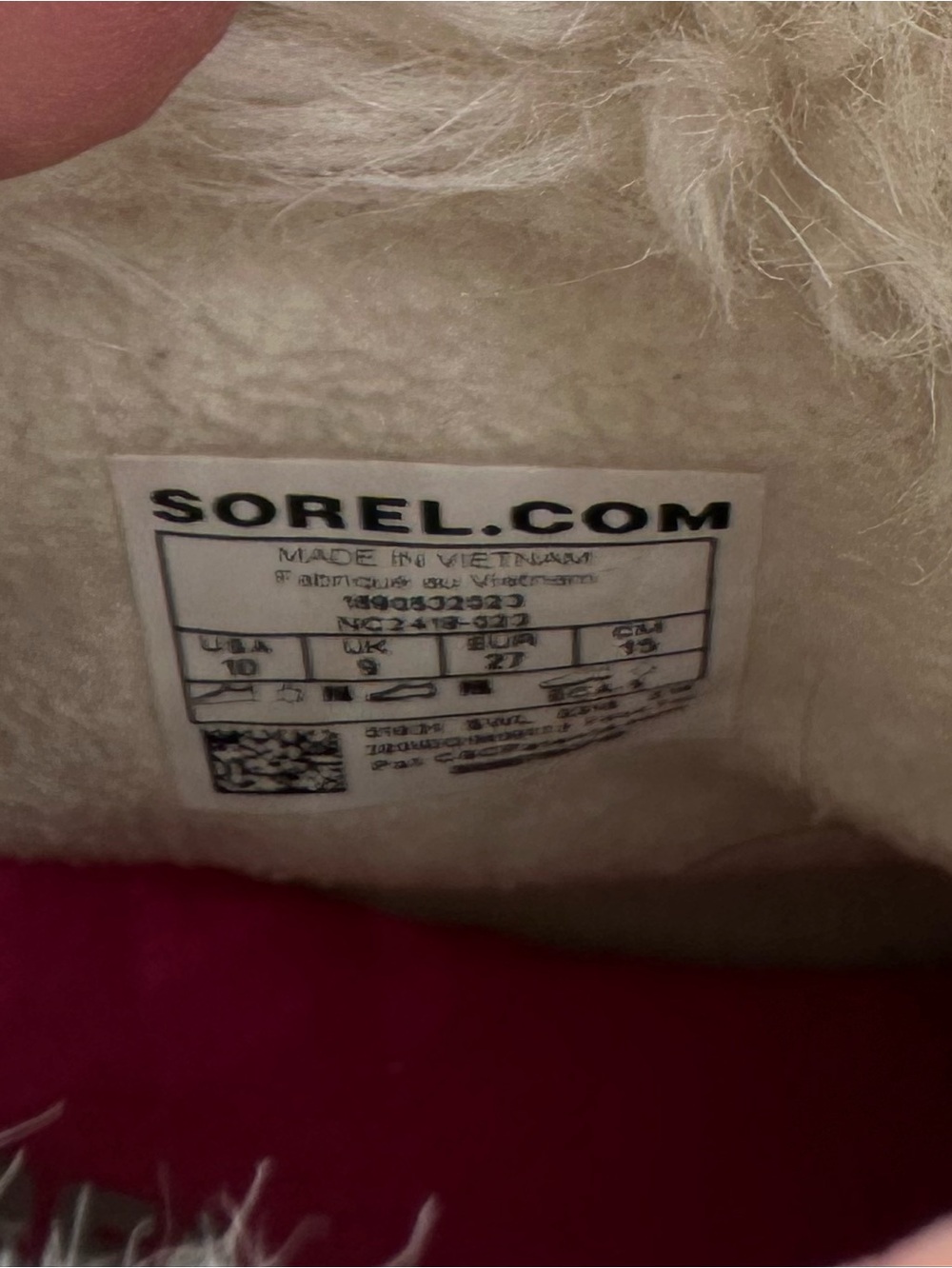 Sorel Tivoli Girls Snow Boots Size 10 - Picture 7 of 7